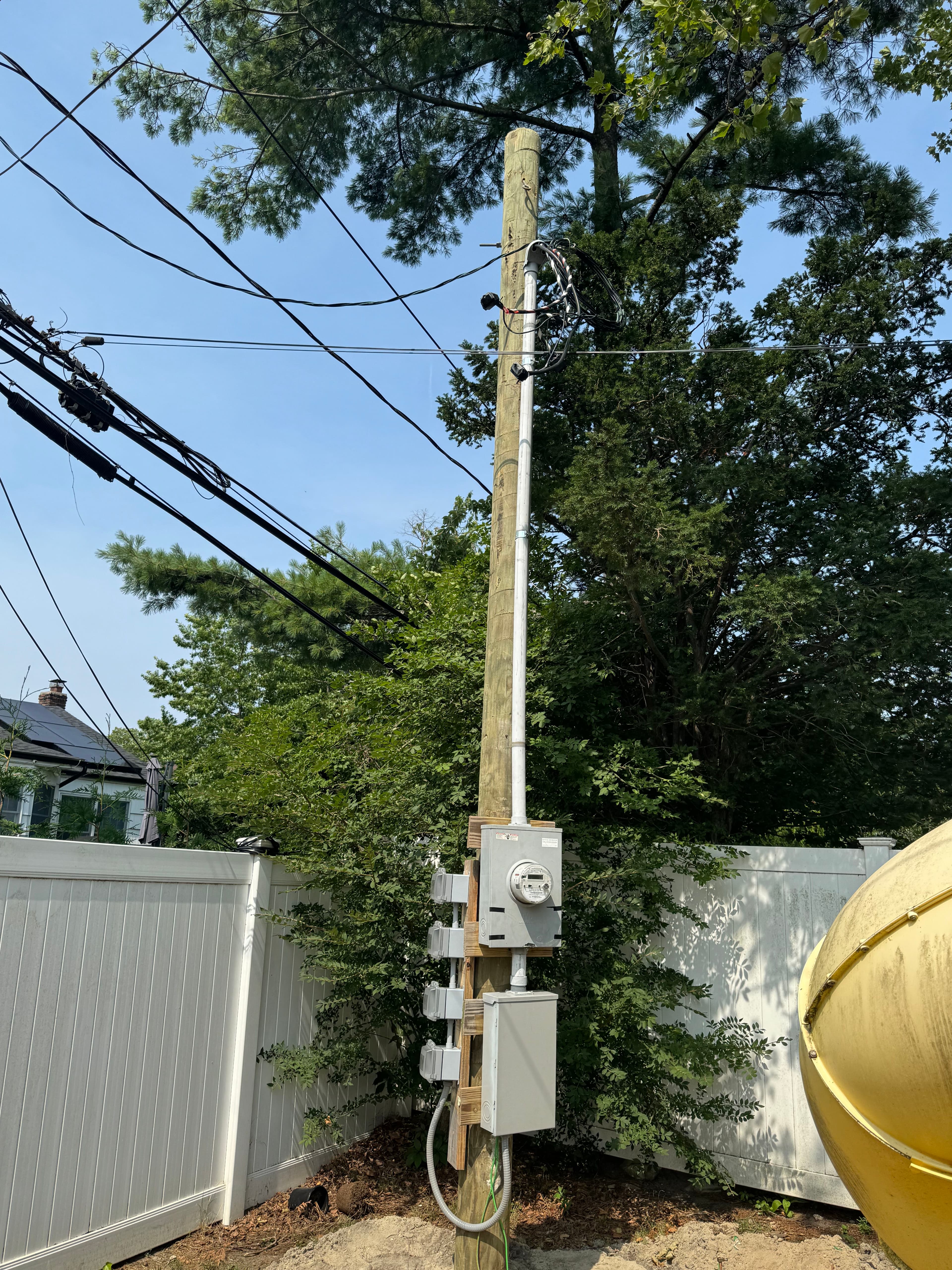 Project Temporary Power Setup Done Right Before Construction Begins image