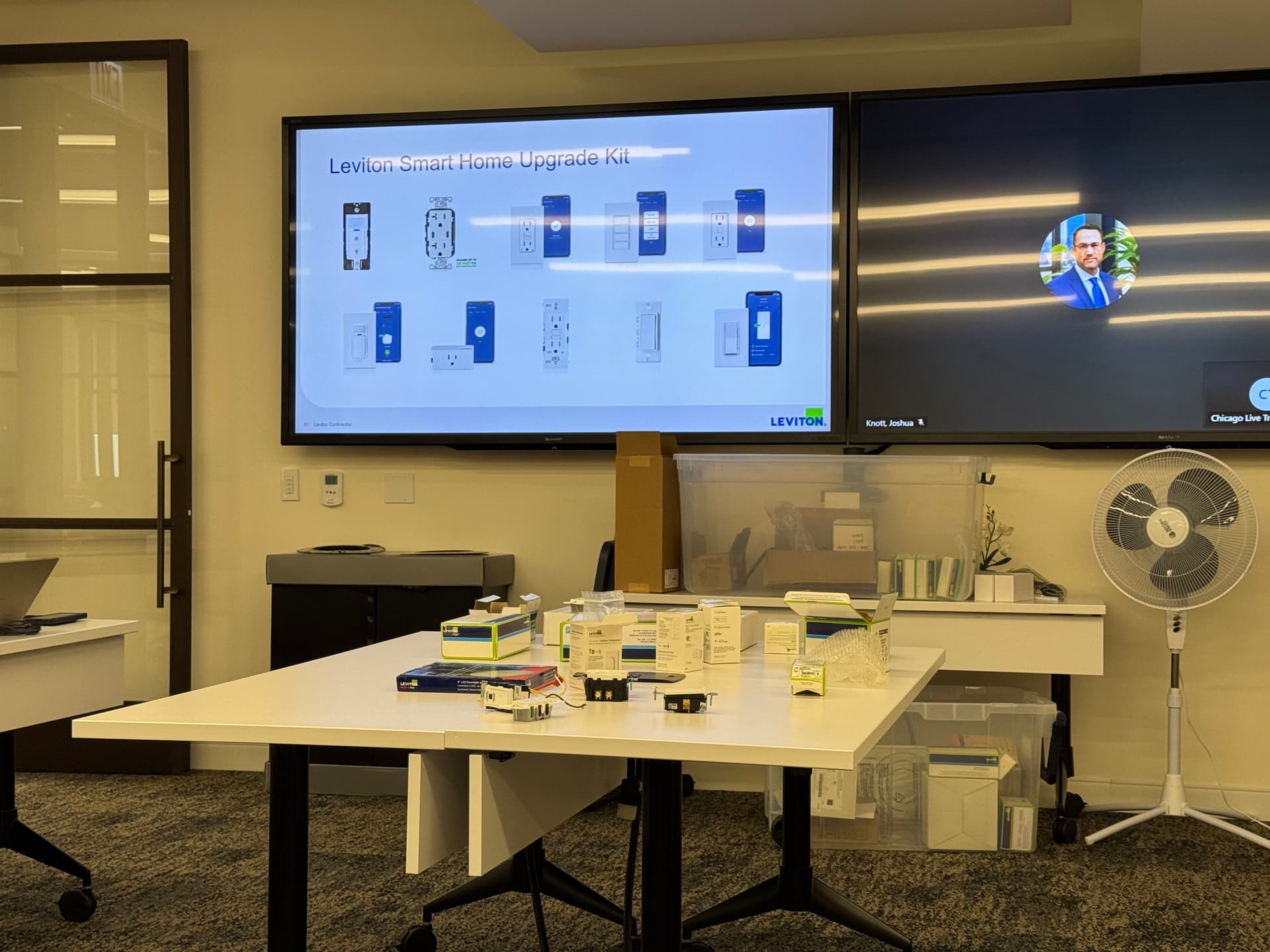 Gallery photos for Our Team Got Leviton Smart Home and Load Center Certified in Chicago: Image #2